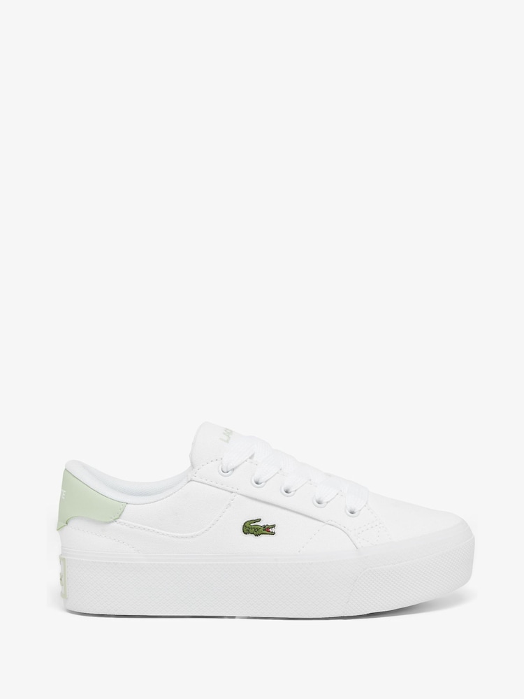 Белые кроссовки на платформе Lacoste Ziane - Изображение 1 из 6