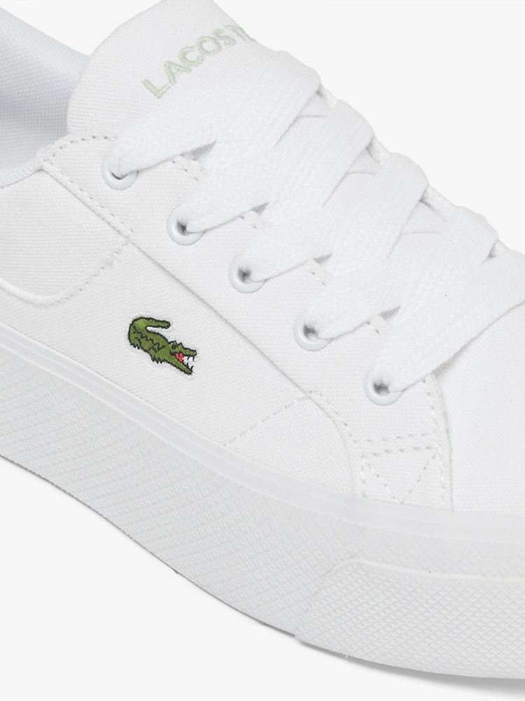 Белые кроссовки на платформе Lacoste Ziane - Изображение 6 из 6