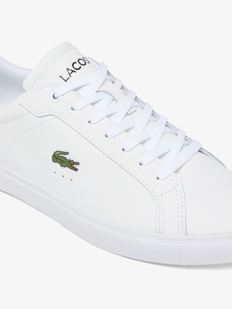 Weiß - Lacoste Powercourt Turnschuhe - Bild 8 von 8