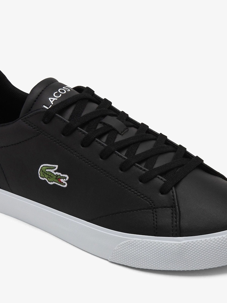 Lacoste Lerond Black Trainers - Image 6 of 6