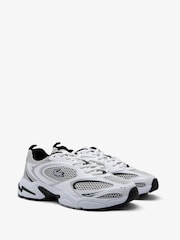 Lacoste White/Aqua Storm 96 Trainers - Image 2 of 6