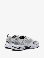 Lacoste White/Aqua Storm 96 Trainers - Image 3 of 6