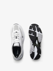 Lacoste White/Aqua Storm 96 Trainers - Image 4 of 6