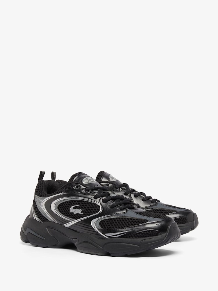 Lacoste Storm 96 Black Trainers - Image 2 of 6