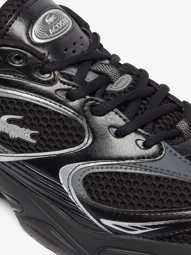 Lacoste Storm 96 Black Trainers - Image 6 of 6