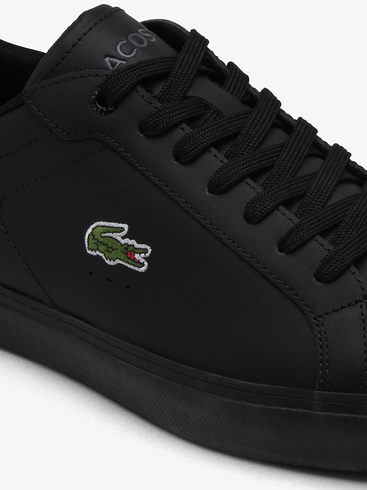 Schwarz - Lacoste Powercourt Turnschuhe - Bild 6 von 6
