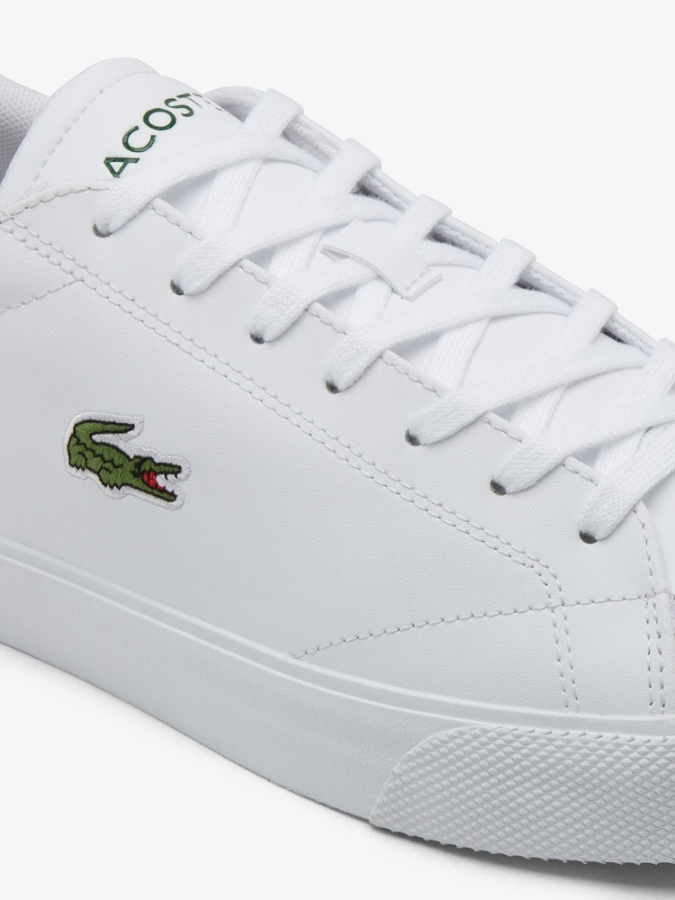 Lacoste Lerond Set White Trainers - Image 6 of 6