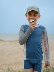 Sealskinz Blue Denton Kid's Swim Shorts - Image 1 of 4
