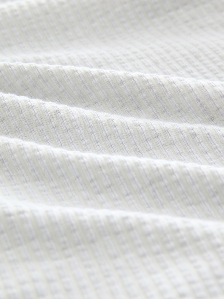 Grey Jersey Textured Button Through Pyjamas - Image 12 of 12