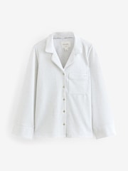Grey Jersey Textured Button Through Pyjamas - Image 9 of 12