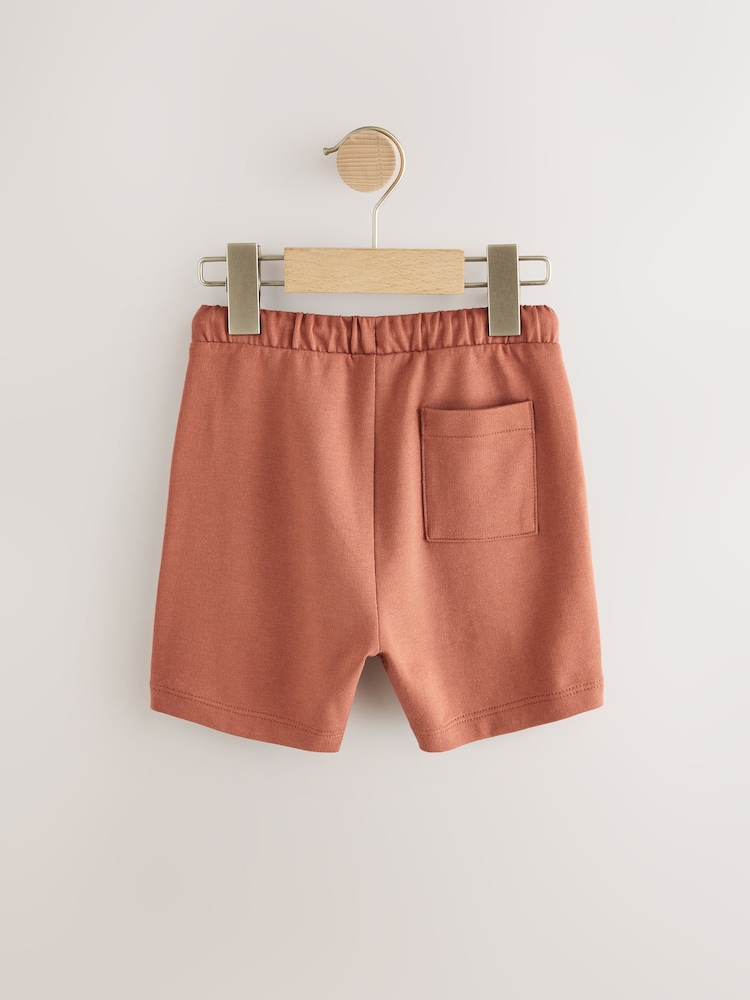 Rust Brown Jersey Shorts (3mths-7yrs) - Image 2 of 4