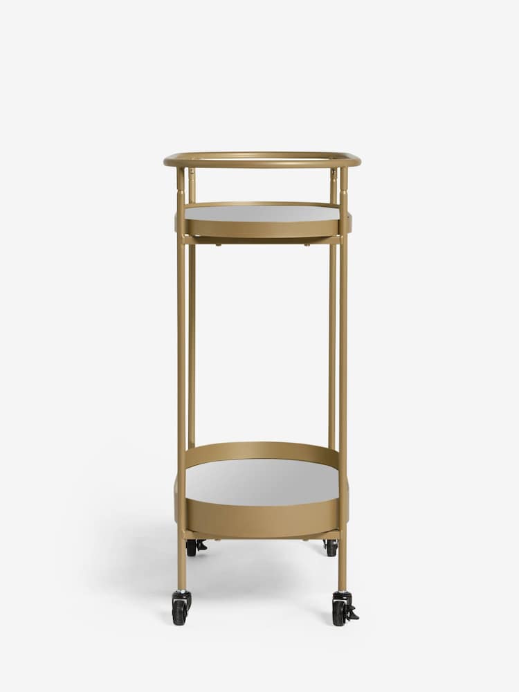 Gold Oval Drinks Trolley - Image 4 of 7
