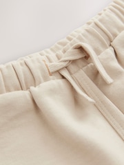 Светло-бежевая Off White - Jersey Carpenter 100% Cotton Shorts (3mths-7yrs) - Изображение 7 из 8