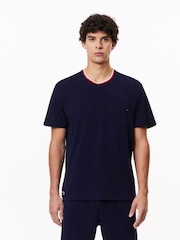 Lacoste Ringer Loungewear T-Shirt - Image 1 of 7