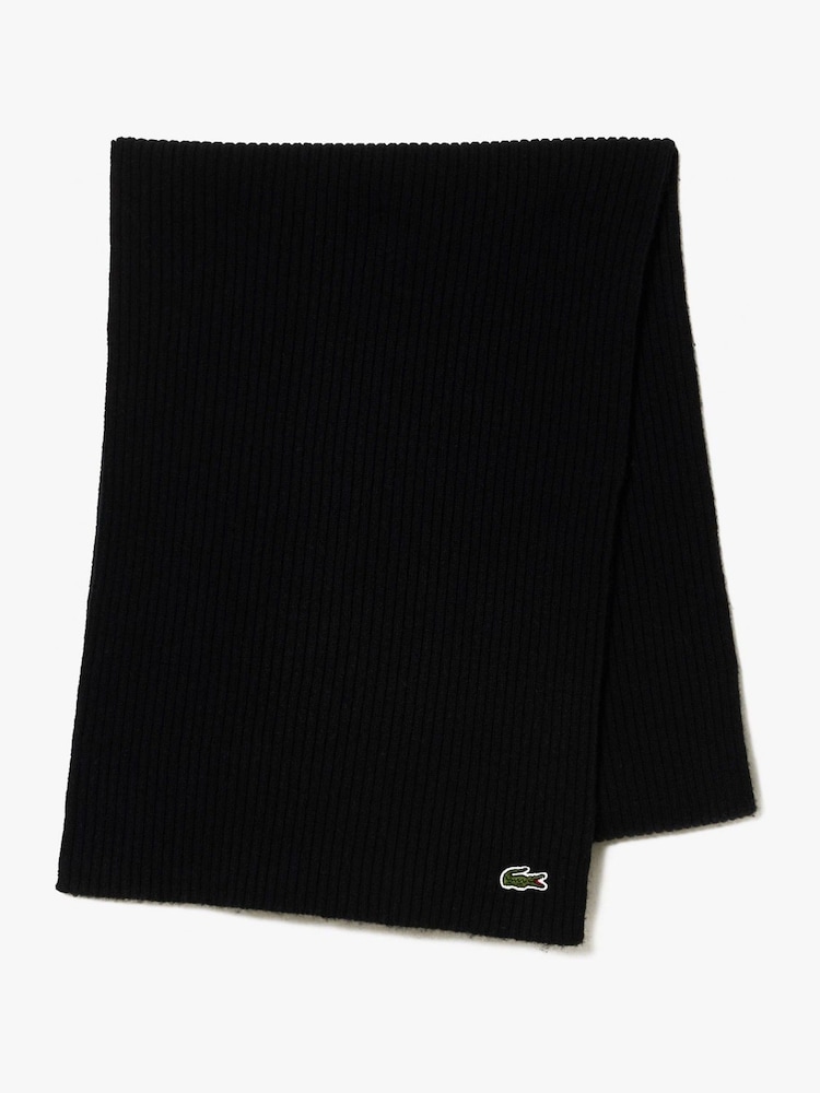 Lacoste Black Scarf - Image 1 of 2