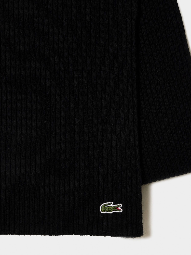 Lacoste Black Scarf - Image 2 of 2