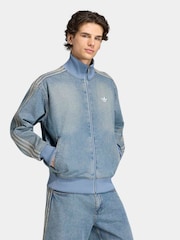 adidas Originals Firebird Adicolor Denim Track Top - Image 1 de 5