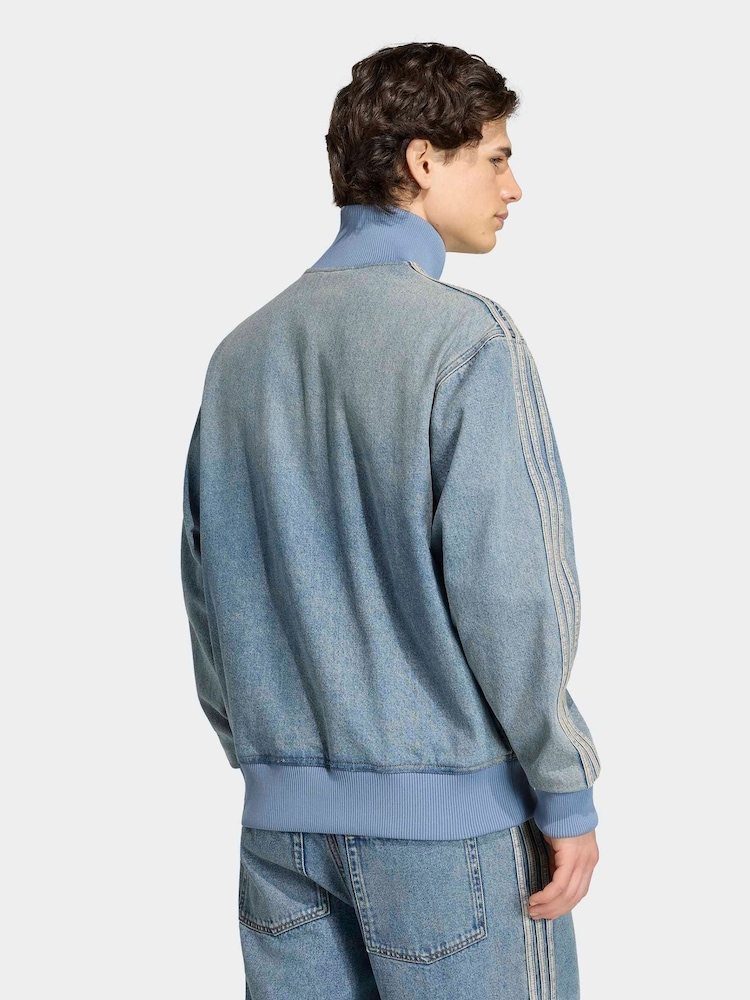 adidas Originals Firebird Adicolor Denim Track Top - Image 2 de 5