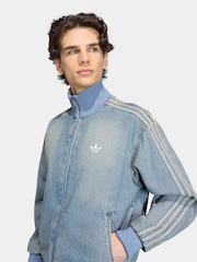 adidas Originals Firebird Adicolor Denim Track Top - Image 3 de 5