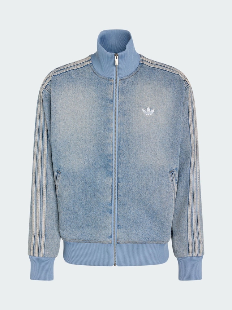 adidas Originals Firebird Adicolor Denim Track Top - Image 5 de 5