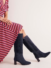 Boden Blue Erica Knee High Leather Boots - Image 1 of 4