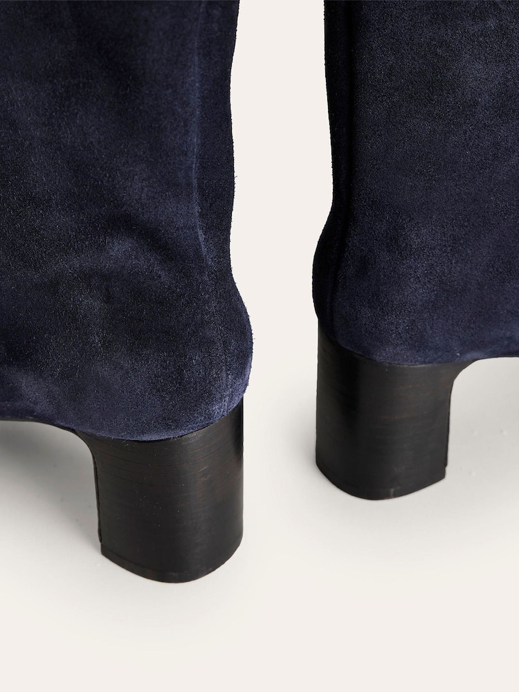 Boden Blue Erica Knee High Leather Boots - Image 2 of 4
