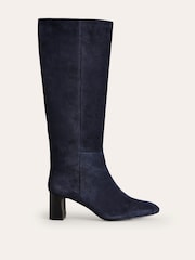 Boden Blue Erica Knee High Leather Boots - Image 3 of 4