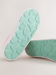 Pink Glitter Wide Fit (G) Touch Fastening Trainers - Image 5 of 5
