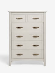 Grey Oakham Oak Effect 6 Drawer Chest of Drawers - Image 4 of 8