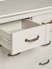 Grey Oakham Oak Effect 6 Drawer Chest of Drawers - Image 8 of 8