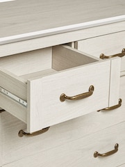 Grey Oakham Oak Effect 6 Drawer Chest of Drawers - Image 10 of 10