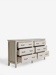 Grey Oakham Oak Effect 8 Drawer Chest of Drawers - Image 6 of 8