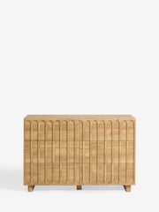 Mid Natural Floyd Mango Effect 6 Drawer Chest of Drawers - Image 4 of 9