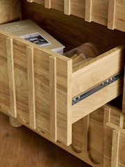 Mid Natural Floyd Mango Effect 6 Drawer Chest of Drawers - Image 9 of 9