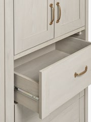 Grey Oakham Oak Effect 4 Door Wardrobe - Image 9 of 9