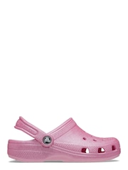 Crocs Pink Kids Classic Clogs - Image 1 of 7