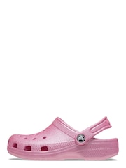 Crocs Pink Kids Classic Clogs - Image 2 of 7