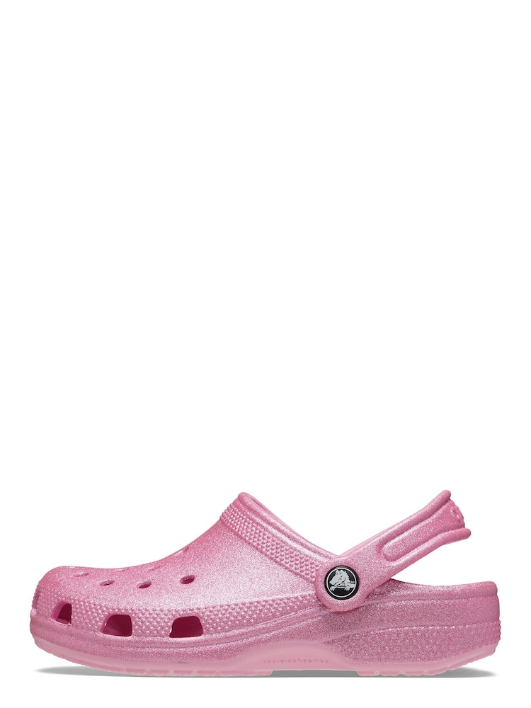 Crocs Pink Kids Classic Clogs - Image 2 of 7