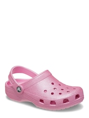 Crocs Pink Kids Classic Clogs - Image 3 of 7