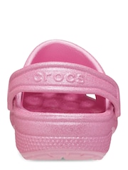 Crocs Pink Kids Classic Clogs - Image 6 of 7