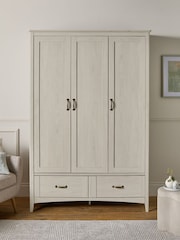 Grey Oakham Oak Effect Triple, 2 Drawers Wardrobe - Image 3 of 8