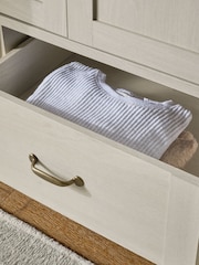 Grey Oakham Oak Effect Triple, 2 Drawers Wardrobe - Image 4 of 8