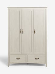 Grey Oakham Oak Effect Triple, 2 Drawers Wardrobe - Image 5 of 8