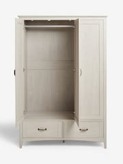 Grey Oakham Oak Effect Triple, 2 Drawers Wardrobe - Image 6 of 8