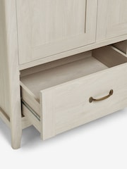 Grey Oakham Oak Effect Triple, 2 Drawers Wardrobe - Image 8 of 8