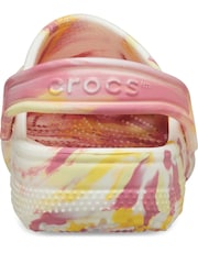Crocs Pink Kids Marble Clogs - Image 4 of 7