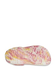 Crocs Pink Kids Marble Clogs - Image 7 of 7