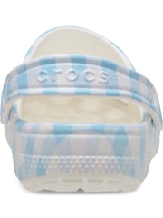 Crocs Blue Kids Gingham Clogs - Image 4 of 7