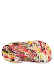 Crocs Red Kids Marble Clogs - Image 7 of 7