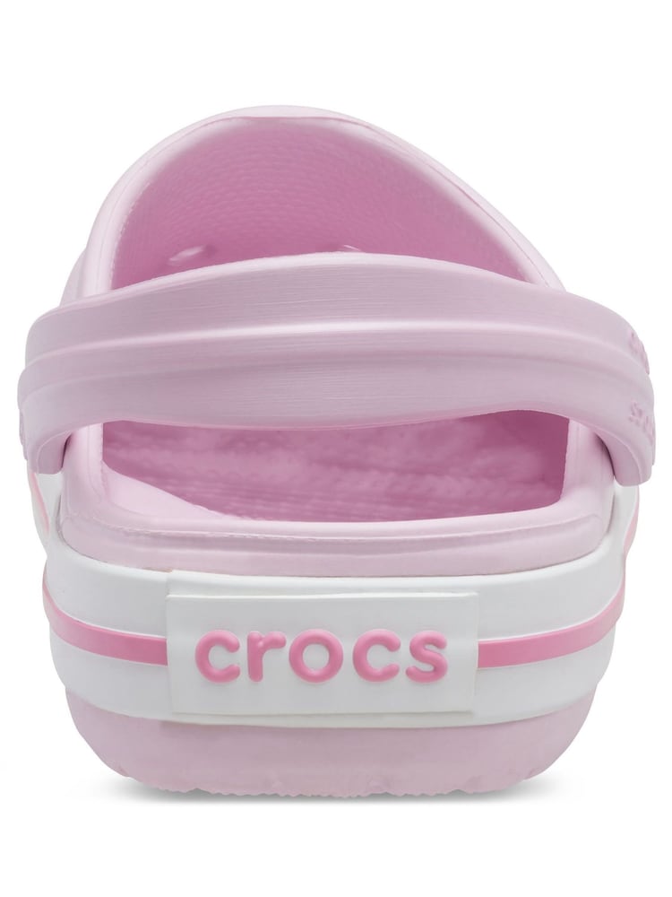 Crocs Pink Kids Classic Crocband Clogs - Image 4 of 7